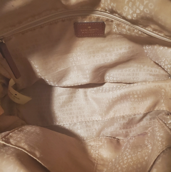 Kate Spade ♠️ Brown Leather Brighton Park Satchel Bag with Crossbody Strap - Picture 8 of 12